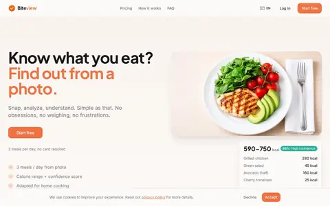 Screenshot der Website Biteview (biteview.eu)