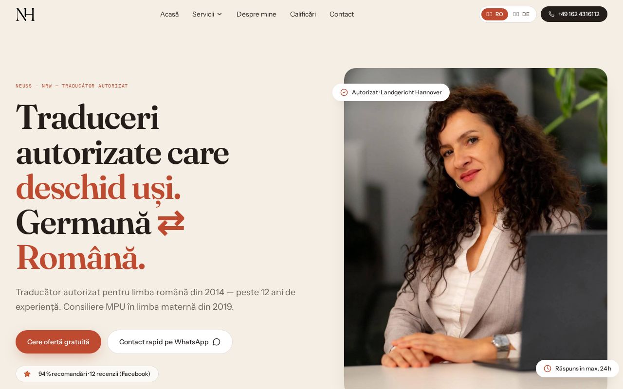 Website hein-nicoleta.de