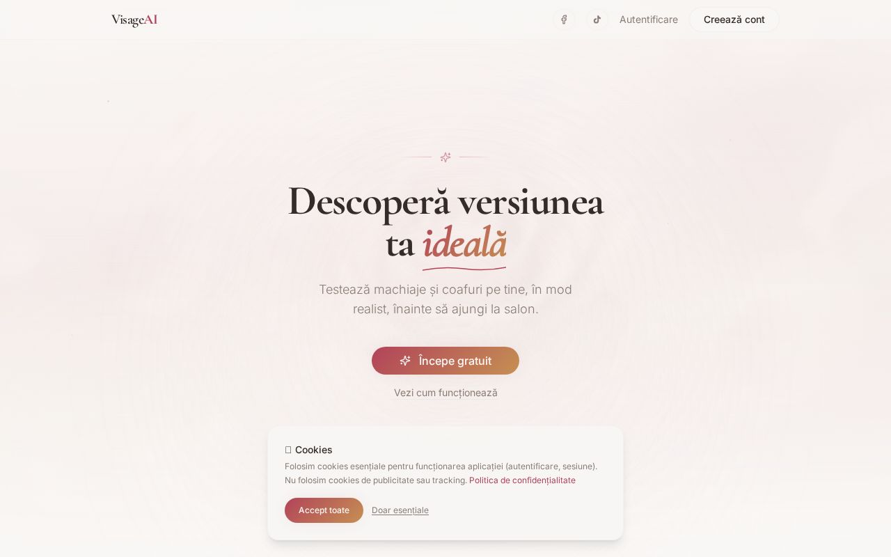 Website visageai.eu